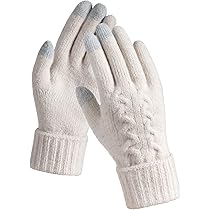 Gants D'Hiver Tactiles Homme/Femme - Doublure Polaire Chaude, Écran Tactile, Coupe-Vent - Pour Course, Ski, Loisirs