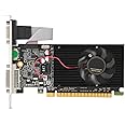 Goshyda GT730 2GB Gaming Graphics Card, 2GB DDR3 64bit Graphics Card, 810MHz 1200MHz PCI Express 2.0 Graphics Card with Driver CD