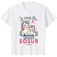 Enfant Futur Grande Soeur/Rainbow/Idée Cadeau Annonce