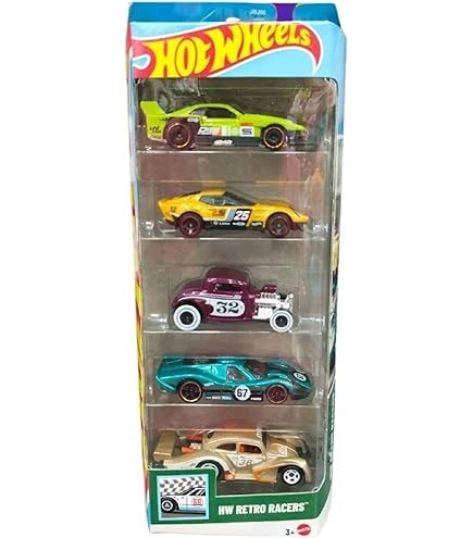 Hot Wheels Car 2024 Let's Race Pack of 5 (2 Tuff, Twin Mill, Rip