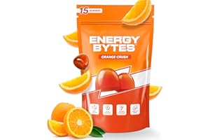 Energy Bytes Caffeine Energy Gummies - Fast, Delicious Boost for Focus & Productivity - Superior to Energy Drinks, Gels, Chews - Vegan, Low Sugar, with Vitamins A, D, B3, B6 & B12 | 15 Count