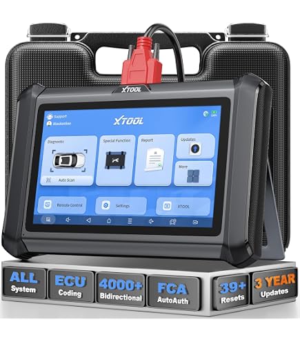 XTOOL D7 OBD2 Bidirectional Scanner – 2025 Model, Full System Diagnostics, FCA AutoAuth, 2-Year Warranty