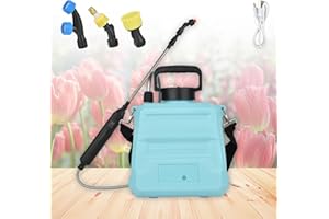 YKGUTILU Electric Sprayer, Garden Sprayer 1.35 Gallon,Weed Sprayer in Lawn & Garden,Rechargeable Battery Powered Sprayer with Adjustable Shoulder Strap for Lawn,Garden,Cleaning