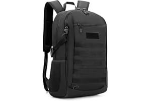 Explokit Taktyczny plecak trekkingowy, wojskowy plecak z osłoną przeciwdeszczową, outdoorowe plecaki turystyczne na kemping, wędrówki, podróże