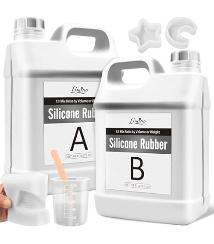 Siliconen Gieten 1:1 Vloeibare Siliconen, 2000 Ml Vormsiliconen 1:1- verhouding, 20A Doorschijnend Voor Siliconen Om Te Gieten, Siliconen Vormen, Doe-het-zelf Harsvormen, Kaarsvorm, Zeepvorm, Knutselen Kaarsvorm Siliconen
