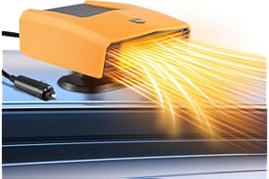 DoeDoefong Autoheizung, 12 V, 150 W, USB-Heizung, Autoheizung, Heizung und Kühlung, 2-in-1, tragbarer elektrischer Ventilator, mit Zigarettenanzünder-Stecker, drehbar um 360 Grad