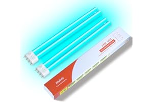AffyBulb 2 * 24W 2G11 PLL Bombilla UV de reemplazo, para máquina de filtros UVC de Estanque o clarificadores