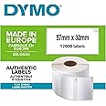 DYMO Authentic LabelWriter Multi-Purpose Labels | 32mm x 57mm | 12 Rolls of 1,000 Easy-Peel Labels (12,000 Count) | Self-Adhesive | for LabelWriter Label Makers
