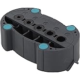 Lomhyve 3-in-1 Houtboor, Meubelbouw, Deuvelgaten 8/10/15 mm, Houten Deuvels, Boorsjabloon Met Positioneringsclip, Instelbare Boorgeleiding, Stanslocator, Timmermansgereedschap