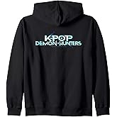T-shirt Enfant K-Pop Demon Hunters - Logo Coloré, Navy, Coton, Taille 12-13 Ans (3 à 13 Ans Disponibles)