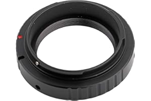 Sharainn T-Ring-Adapter, T2 / T-Mount-Adapter Aluminium-Linsenadapterring M42 * 0,75 Gewinde für EF DSLR 650D 60D 550D
