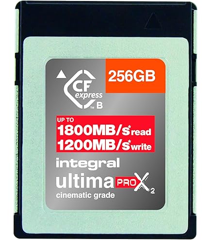 Lexar 256GB Professional 3500x CFast 2.0 Memory Card for 4K Video