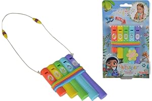 Simba 109358842 - Wissper Panflöte, 14 cm, Spielzeug