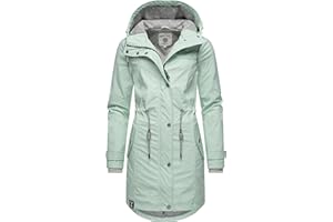 Peak Time Damen Regenjacke Regenmantel Jacke wasserdicht mit Kapuze L60042 XS-5XL
