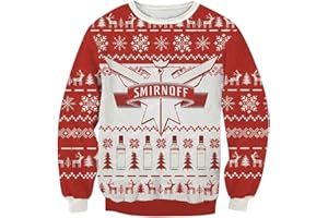 KASHYKE Bier Weihnachtspullover Herren Lustig Alkohol Weihnachtspulli Bier Pullover Hässlich Ugly Christmas Sweater Xmas Bier Weihnachts Pullover Hoodie Sweatshirt Damen Herren Weihnachtsoutfit