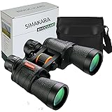 SIMAKARA 20x50 High Powered Binoculars for Adults, Compact HD Professional/Daily Waterproof Military Binoculars Telescope for