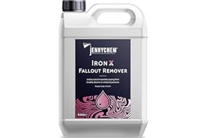 JENNYCHEM INDUSTRIAL CHEMICALS Fall Out Remover for Wheels & Paintwork (5L) - Powerful Car Iron Remover - Wheel Cleaner Iron Remover for Professional Car Detailing - Superior Performance Iron X Wheel Cleaner