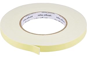 sourcing map Sellante Espuma Cinta 12mm Ancho 1mm Grosor 10m/32.8pies Longitud, EVA Autoadhesivo Burlete para Ventana Puerta Aislamiento