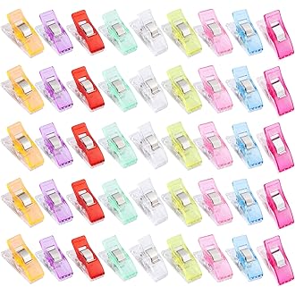 Clip Per Cucito 45 Pezzi Multicolore - Mollette Per Quilting, Tessuto E Fai Da Te - Foto 11