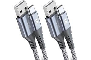 AVIBREX 2-Pack 2M USB C Cable 3.1A Fast Car Charger Cable Compatible for iPhone 17 air 16 15 Plus Pro Max, Samsung Flip/Fold 7 6 5 4 3 S25 S24 S10 S20 S21 S22 S23 A16/15/14/13/12 A35/A34 A56/55/54, Pixel