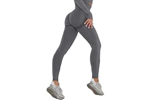 DUROFIT Leggins Donna Push up Leggings Sportivi Vita Alta Anticellulite Pantaloni Palestra per Fitness Yoga Pant