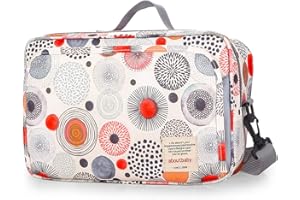 SONARIN Borsa Organizer per Passeggino,Organizzatore Universale per Passeggino,con portabicchieri, 2 ganci per carrozzina,usato come borsa da trasporto,universale per tutti i passeggini(Cerchio)