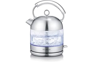 SEVERIN Bouilloire WK3459, Verre/Inox
