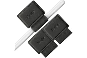 Ringke Pen Holder, [3 Pack] Coque Apple Pencil Porte Stylo 3M Adhésif Autocollant Pen Loop Cuir Durable Boucle de Stylo avec Élastique Porte Pencil Poche Stylet