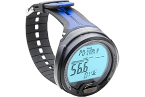 Cressi since 1946 - Leonardo Diving Computer - Air/Nitrox/Depth Gauge Mode - Black/Blue, One Size, Adult Unisex