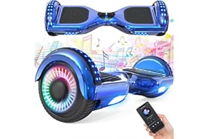 HOVERMAX Hoverboard Kinder, 6,5" Hoverboards mit Bluetooth und LED-Licht, Leistungsstarker Doppelmotor, Geschenk für Kinder und Erwachsene