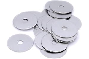 SINGULARITY SUPPLIES M6 (6mm x 40mm) Flat Repair Washer (Large OD) - Stainless Steel (A2) (Pack of 10)