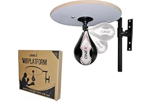 ONEX Punching Speed Ball Platform Set Wall Mounting Frame Punching Bag Stand for MMA Boxing Training Exercise Fully Adjustable