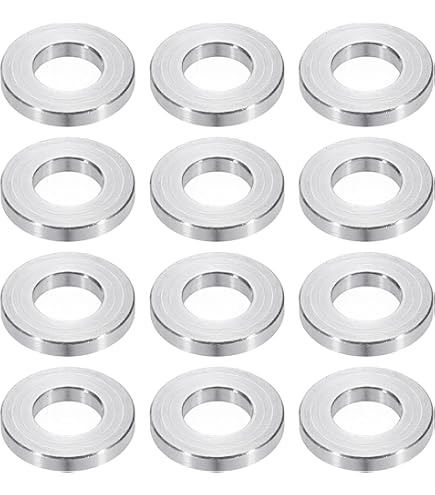 PATIKIL M7 Abstandshalter Aus Stahl - 12 Stück, 7mm Innendurchmesser, Für Schrauben & Bolzen