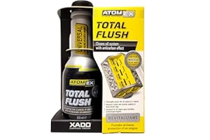 XADO Engine Flush Total Flush - Engine Cleaner for Petrol, Diesel, LPG Engines - Engine Flush with Revitalisant, Removes Mud, Deccocts Piston Rings, Reduces Oil Consumption, Wear Protection 250 ml