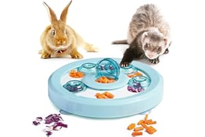 TOGHPUW Meerschweinchen Spielzeug, Hamster ZubehöR, Kaninchen Spielzeug, Kleintierspielzeug, Futtersuchspielzeug Spielzeug FüR Hamster, Geeignet FüR Meerschweinchen, Kaninchen, Chinchillas Und Hamster (Blue)