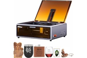 Creality Falcon A1 Incisore e taglierina laser da 10 W, macchina per incisione laser chiusa con fotocamera intelligente, riconoscimento automatico dei materiali, CoreXY da 600 mm/s, per metallo legno