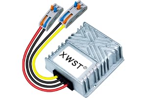 XWST 20–90 V 24V36V48V60V72V80V till 12 V spänningsomvandlare, DC DC-omvandlare 10 A 120 W med snabbkontakt kabelkontakter, omvandlare för golfvagn LED Light Truck