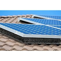 Spazzola Per Grondaia Forega - 24m, &Oslash;15cm, 20 Pezzi Con Ganci, Protezione Da Foglie E Martore