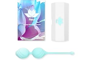 TensCare Fleur – Pelvic Floor Toning Balls. Strengthen, Tone and Tighten your Pelvic Floor Using Active and Passive Exercises. Made with Medical Grade Silicone.