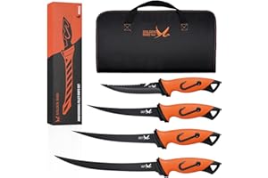 Golden Bird coltello per sfilettare pesce 5Cr15mov 4 set coltello sfilettare pesce affilato a codolo intero coltello da cucina giapponese con fodero