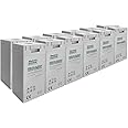 24V 7.2kWh 300Ah AGM deep cycle battery bank (12 x 2V batteries) for large solar, wind, off-grid power systems or household/emergency energy storage