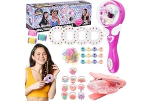 Philoctes Kit Hair Bedazzler con 60 Gemme Timbri Capelli, Strumento Acconciature Styling Glam Bling, Styler per Pietre preziose per Capelli per Ragazze e Bambini Luccicanti