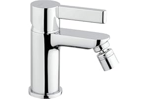 Paini - Sofia 306 Rubinetto Miscelatore Bagno Monocomando con Scarico Automatico per Bidet, finiture Cromate e brillanti, Design accattivante, interamente prodotto e lavorato in Italia