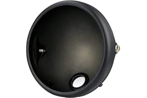 Jevina de faros de motocicleta de 7 pulgadas retro motocicleta modificados faros LED Shell