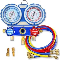 KIT POMPE A vide et manifold,mise en service et recharge,gaz R32 R410A