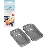 Tala 2 Mini Loaf Baking Tins - Non-Stick Bread Tin - Even Heat Spread Loaf Tin for Mini Bread, Banana Bread & Pound Cakes - C