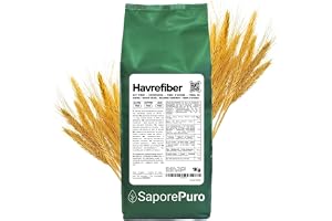 SaporePuro Havrefiber 1 kg - Glutenfritt - Naturlig fiberkälla