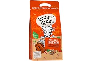Meowing Heads Complete Dry Cat Food 1.5kg - Paw Lickin' Chicken - Vet Approved