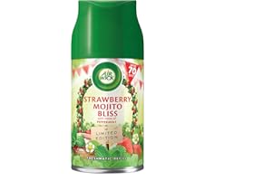 4 x automatyczny wkład do sprayu Air Wick Freshmatic, 250 ml, truskawkowy Mojito Bliss