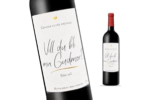 FunFest - Vinetikett Gudmorsförfrågan - "Vill du bli min Gudmor?" (Grand Cru Stil)